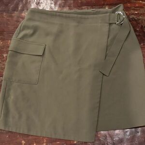 Nine West Olive Mini Skirt